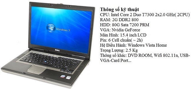 laptop dell d830