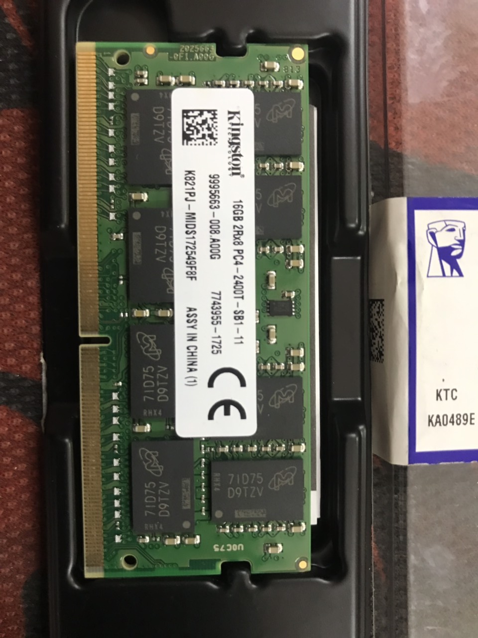 Ram DDR4 16G Laptop